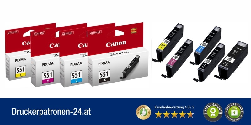 Canon PGI-550 und Canon CLI-551